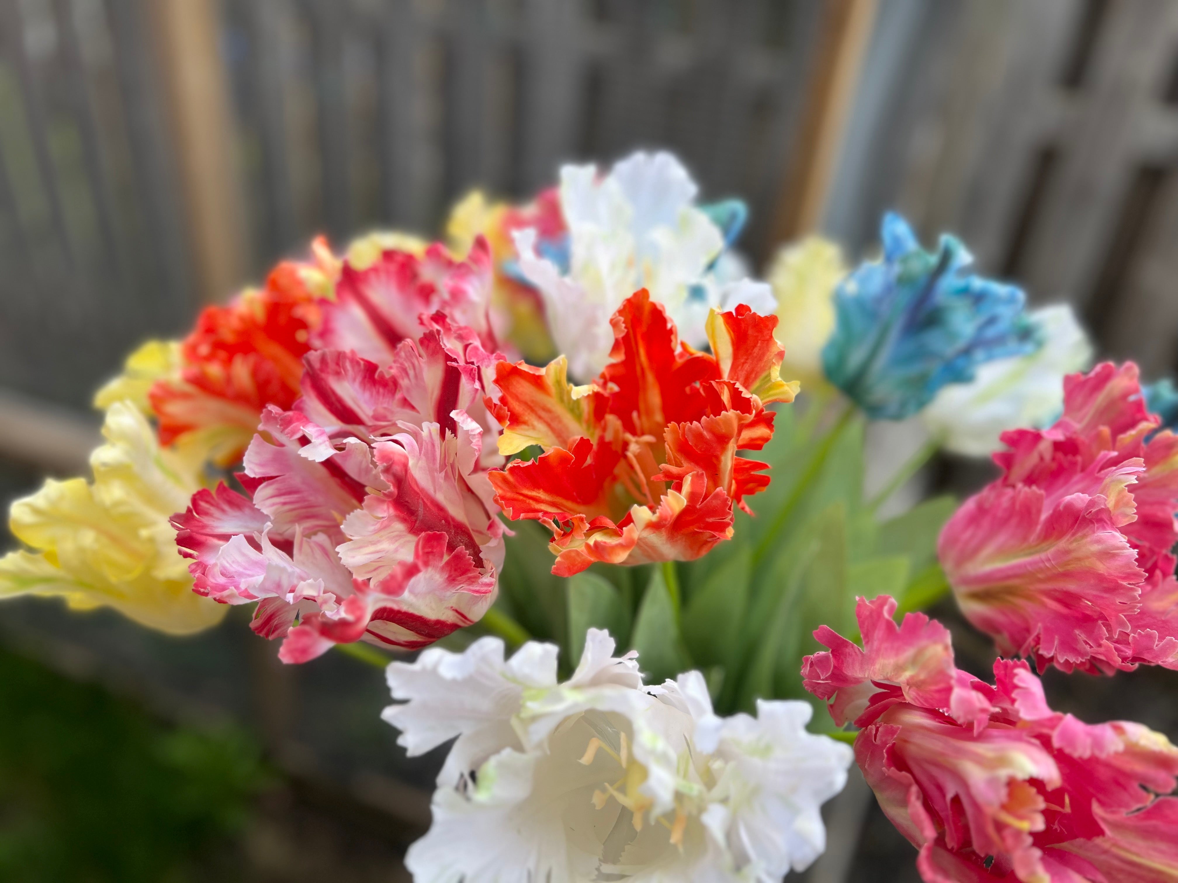 ARTIFICIAL PARROT TULIPS FLOWERS